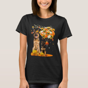 T-shirt berger allemand sorcière Halloween mignon animal
