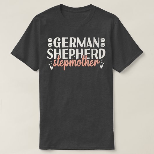 T-shirt Berger allemand Stepmère cadeau (Design devant)