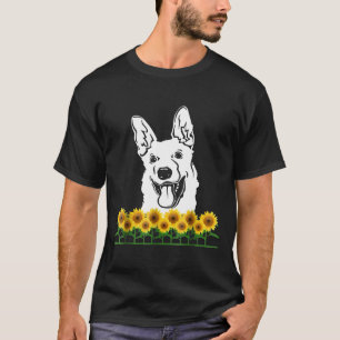 T-shirt Berger Allemand Tournesol Chien Pour Hommes Femmes