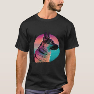T-shirt Berger Allemand Vaporwave Retrowave Esthétique