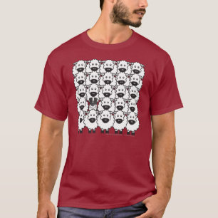 T-shirt Berger australien chez les moutons