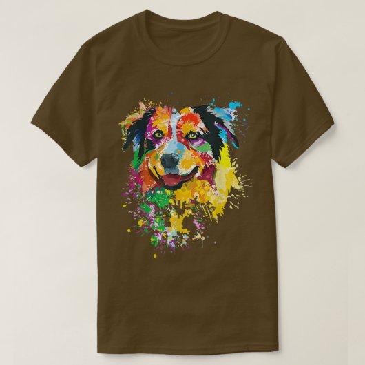 T-shirt Berger Australien Chien De Berger Australien Pour  (Design devant)