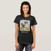 T-shirt Berger Australien Merle Queue Longue Mère Aussie (Devant entier)