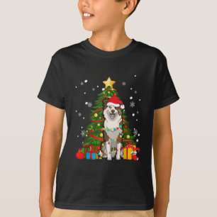 T-shirt Berger australien Père Noël Christmas Tree Light