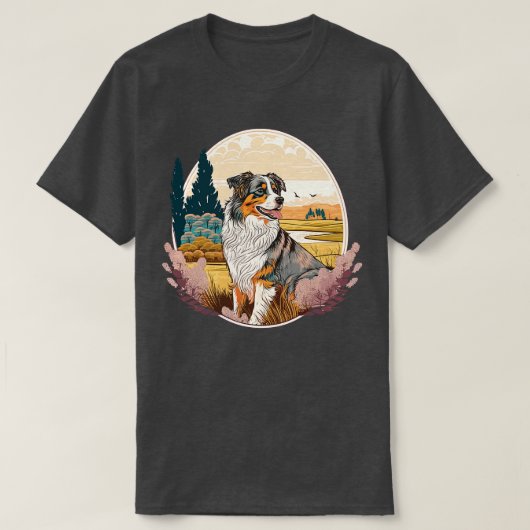 T-shirt Berger australien rétro (Design devant)