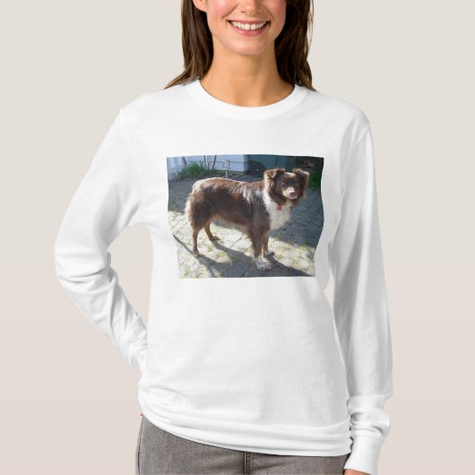 T-shirt berger australien rouge tri complet (Devant)
