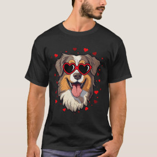 T-shirt Berger Australien Saint-Valentin Cœur Amoureux de
