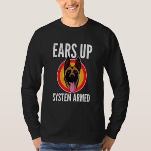 T-shirt Berger Belge Chien I Oreille Système Armé Au Mali
