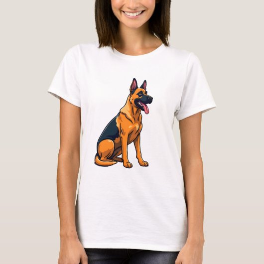 T-shirt Berger belge Malinois (1) (Devant)