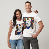 T-shirt Berger Blanc Allemand (Unisexe)