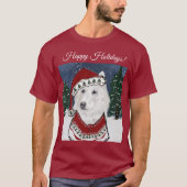 T-shirt Berger Blanc Suisse  (Devant)