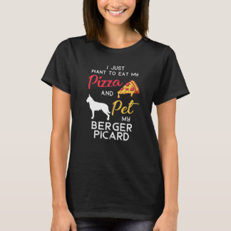 T-shirt Berger Picard Dog Pizza Propriétaire Noël Annivers