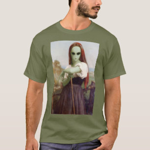 T-shirt Bergère Alien Bouguereau