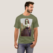 T-shirt Bergère Alien Bouguereau (Devant entier)