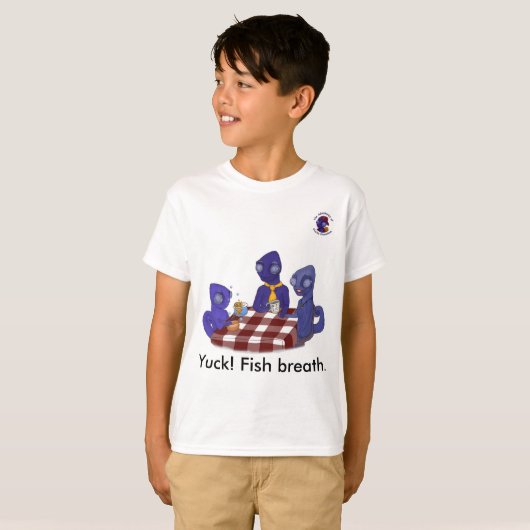 T-shirt Berk ! Souffle de poissons (Devant entier)