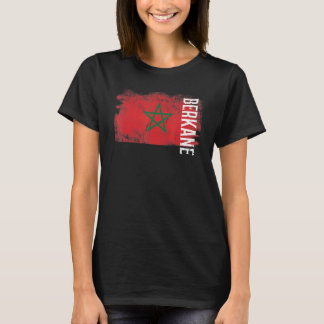 T-shirt Berkane Maroc Drapeau Pour Marocains Hommes Femmes
