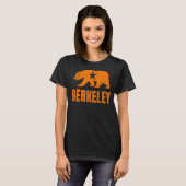 T-shirt Berkeley California Republic Bear Distressed Vinta (Devant entier)