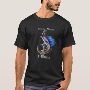 T-shirt Berkely Manor Floride Espadon Marlin Océan Pêche
