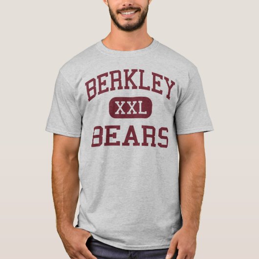 T-shirt Berkley - ours - lycée - Berkley Michigan (Devant)