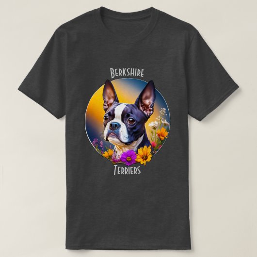 T-Shirt Berkshire Terriers 01 (Design devant)