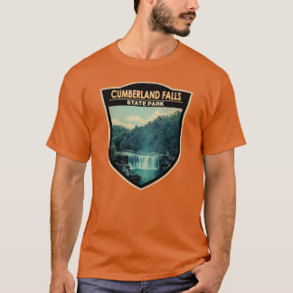 T-shirt berland Falls State Park Kentucky Badge surdimensi