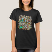 T-shirt Berlin 90s Retro Video Game City Building Map Game (Devant)