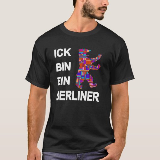 T-shirt Berlin Children's Berlin Bear - Ick Bin Ein Berlin (Devant)