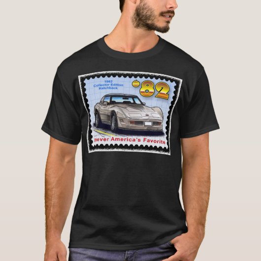 T-shirt Berline avec hayon arrière 1982 d'édition de (Devant)