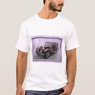 T-shirt Berline de luxe burgundy 1930
