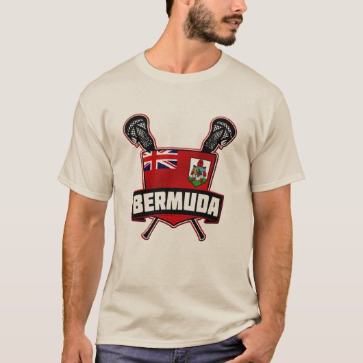 T-shirt Bermudes Lacrosse Logo Tee (Devant)