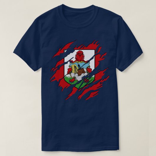 T-shirt Bermudes toujours (Design devant)