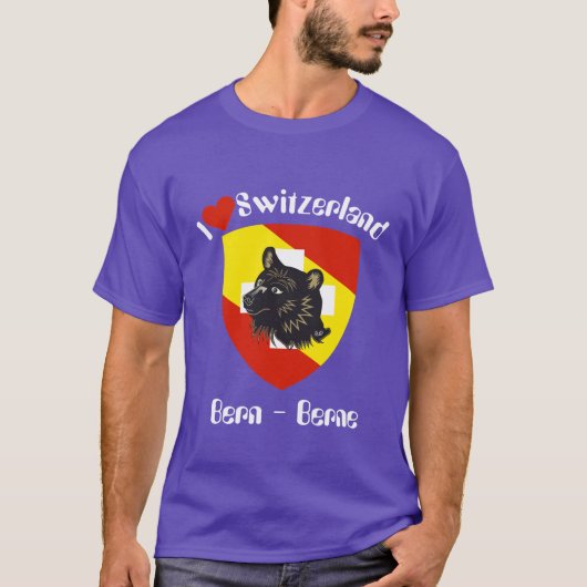 T-shirt Bern Berne Berna Bärn Schweiz Suisse Svizzera (Devant)
