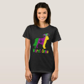 T-shirt Bernard Dog Lover Mardi Gras Carnival Jester (Devant entier)