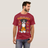 T-shirt Bernedoodle Anatomie Funny Chien Maman Papa Mignon (Devant entier)