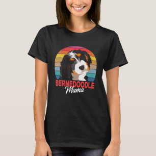 T-shirt Bernedoodle Mama Chien Maman Propriétaire Funny F