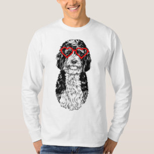 T-shirt Bernedoodle Valentines Day Doodle Chien maman Chie