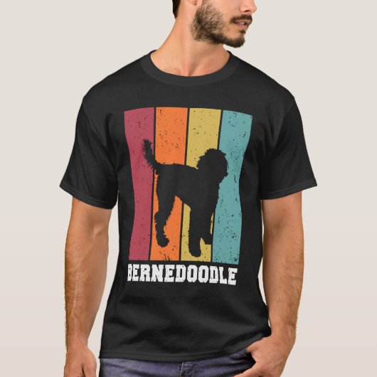 T-shirt Bernedoodle Vintage 2 (Devant)