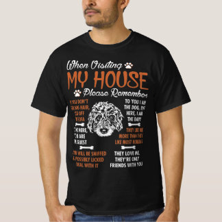 T-shirt Bernedoodle Visite De Ma Maison S'Il Vous Plaît Ra