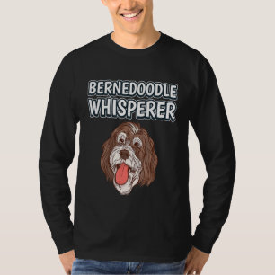 T-shirt Bernedoodle Whisperer Chien Propriétaire Citation 