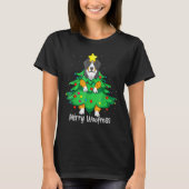T-shirt Bernese Mountain Christmas Tree D-Og M-Om Papa (Devant)