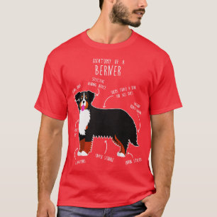 T-shirt Bernese Mountain Dog Anatomie 3