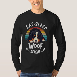 T-shirt Bernese Mountain Dog Berner Mange Sleep Répéter