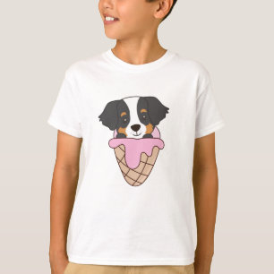T-shirt Bernese Mountain Dog Ice Waffle Sweet Animaux