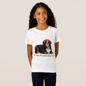 T-Shirt Bernese Mountain Dog Maman Bandana Pet Lover Cadea (Devant entier)