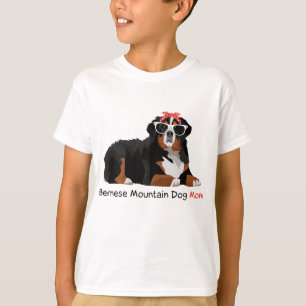 T-shirt Bernese Mountain Dog Maman Bandana Pet Lover Cadea