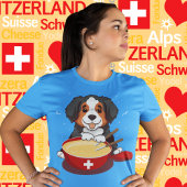 T-shirt Bernese Mountain Dog Mange Fondue