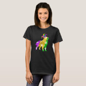 T-shirt Bernese Mountain Dog Mardi Gras Carnivals Funny Pu (Devant entier)