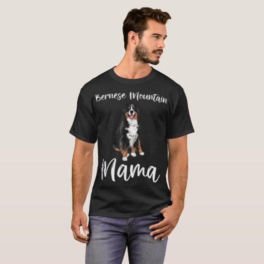T-shirt Bernese Mountain Dog Mom Fundy Dog Mama Bernese Mo (Devant entier)