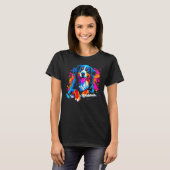 T-shirt Bernese Mountain Dog Piano (Devant entier)