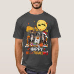 T-shirt Bernese Mountain Happy Hallothanksmas Halloween Th<br><div class="desc">Bernese Mountain Happy Hallothanksmas Halloween Thanksgiving Premium  .</div>